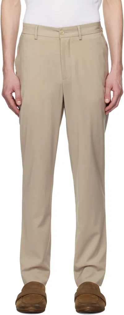 Barena Venezia Beige Tropical Wool Trousers In Sasso 530