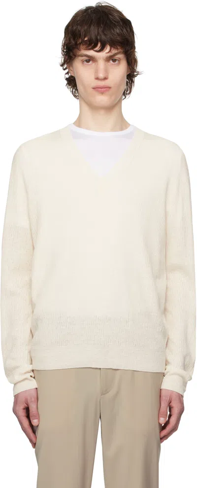 Barena Venezia Beige Vignal Alafin Sweater In Avorio 500