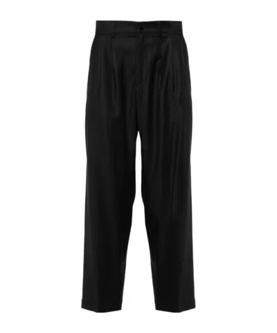 Barena Venezia Belt-loop Casual Pants In Black