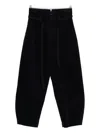 Barena Venezia Belted Corduroy Trousers In Black