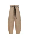 Barena Venezia Barena Candiano Belted Tapered Pants In Brown