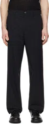 Barena Venezia Black Canasta Vion Trousers In Nero 590