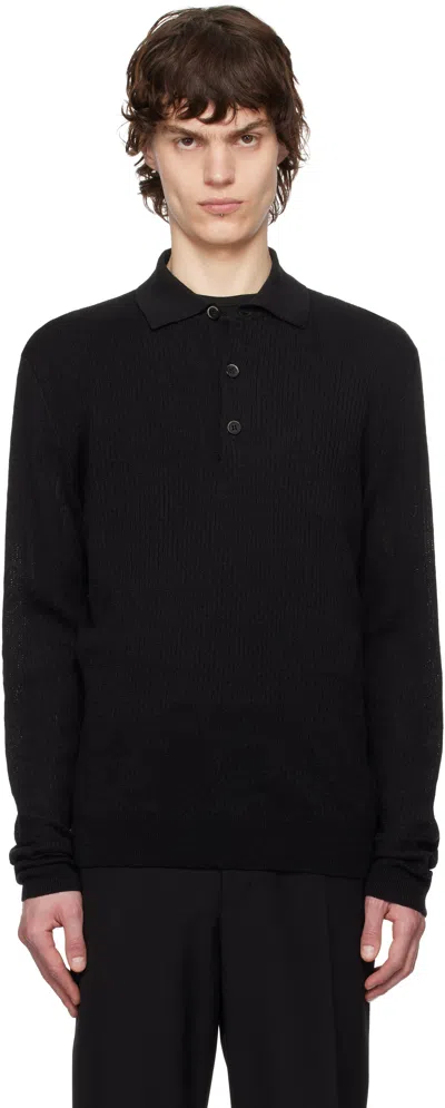 Barena Venezia Black Pevaron Alafin Polo In Nero 590