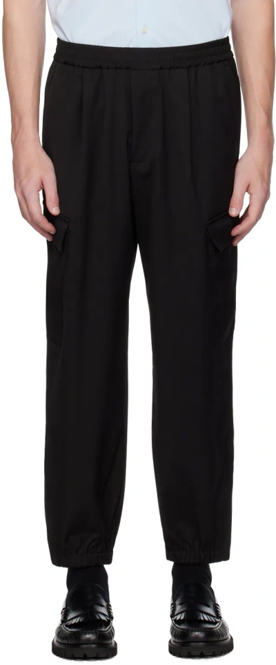 Barena Venezia Black Rambagio Cargo Pants In Nero 590