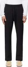 BARENA VENEZIA BLACK RIOBARBO TROPICAL TROUSERS
