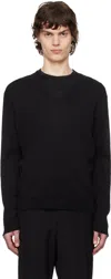 Barena Venezia Black Vignal Alafin Sweater In Nero 590