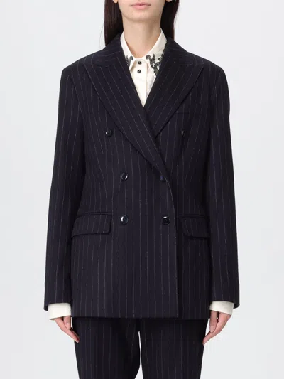 BARENA VENEZIA BLAZER BARENA WOMAN COLOR NAVY,H40184045