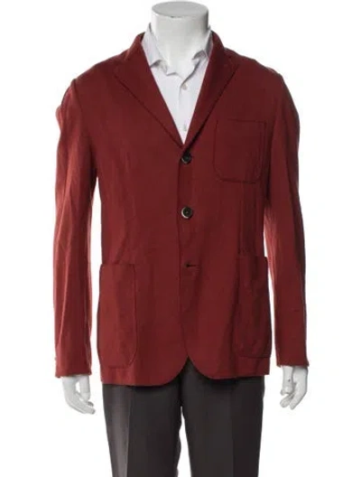 Pre-owned Barena Venezia Blazer Suit Jacket In Red
