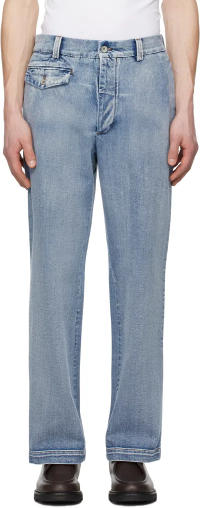 Barena Venezia Blue Artuso Geco Jeans In Mirage 505