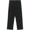 Barena Venezia Barena Mens Bativoga Crinkle Striped Linen-blend Trousers