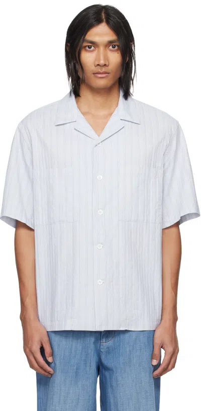 Barena Venezia Blue Solana Wave Shirt In 110