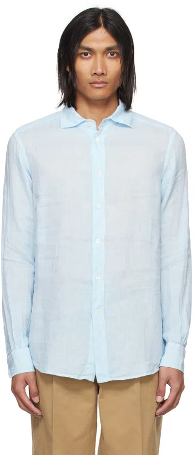 Barena Venezia Blue Surian Telino Shirt In 110