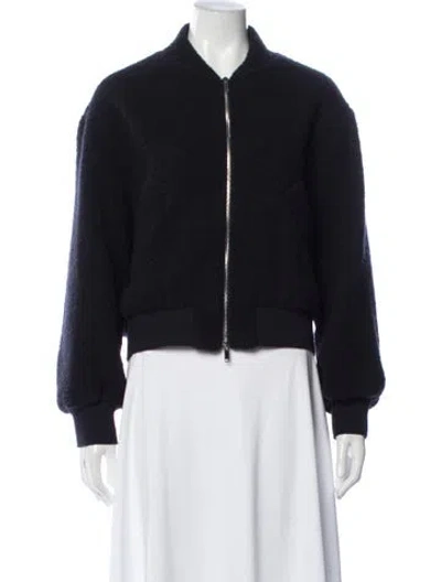Pre-owned Barena Venezia Bomber Jacket In Blue