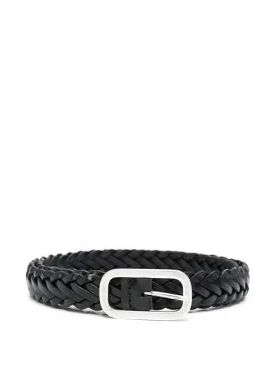 Barena Venezia Braided Belt In Black