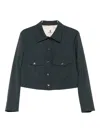 Barena Venezia Button-fastening Flap-pocket Jacket In Green