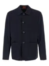 Barena Venezia Button-fastening Overshirt In Blue