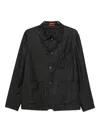 Barena Venezia Button-fastening Patch-pocket Jacket In Black
