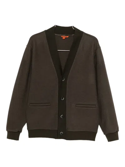 Barena Venezia Barena Cardigan With Buttons And V-neck In Green