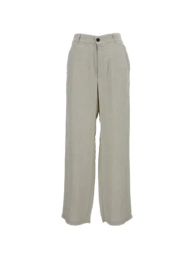 Barena Venezia Button Pants In Gray