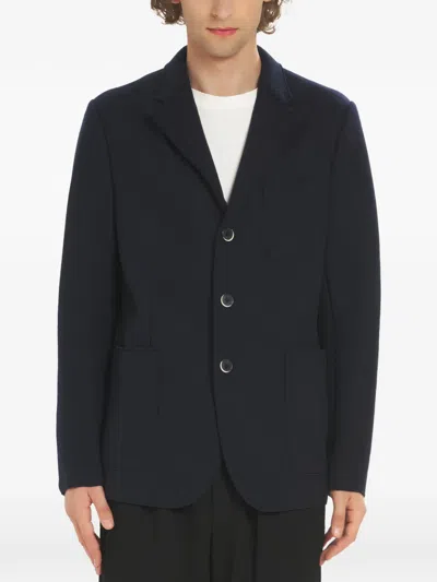 Barena Venezia Button Pocket Blazer In Black