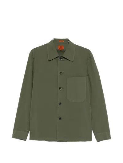 Barena Venezia Button Pocket Shirt In Green