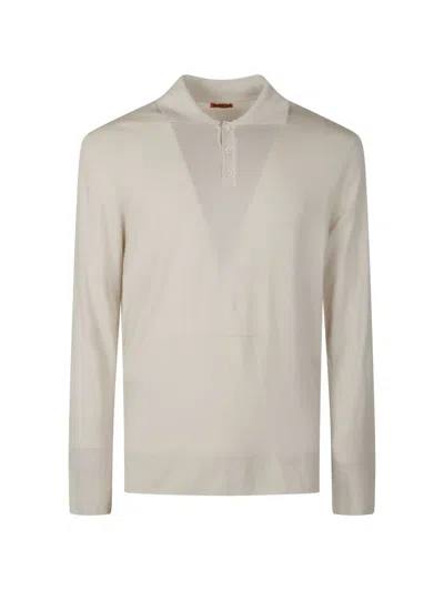 Barena Venezia Button Polo Shirt In Animal Print