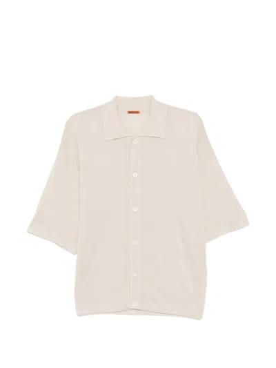 Barena Venezia Buttoned Knit Shirt In Pink