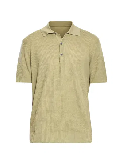 Barena Venezia Buttoned Polo Shirt In Brown