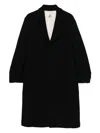 Barena Venezia Buttoned Single-breasted Coat In Black