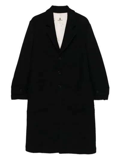 Barena Venezia Buttoned Single-breasted Coat In Black
