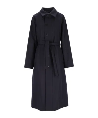 Barena Venezia Button-front Coat In Black