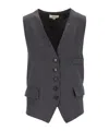 Barena Venezia Button-front Vest In Gray