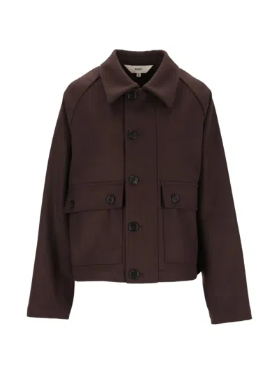 Barena Venezia Button-up Flap-pocket Jacket In Brown