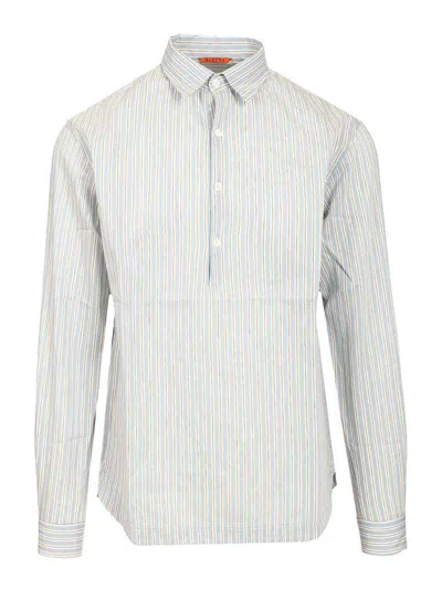 Barena Venezia Pavan Shirt In Cotton And Silk In White