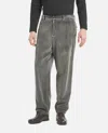 Barena Venezia Ribbed Corduroy Trousers In Gray