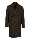 Barena Venezia Cappotto Doppio Petto Gazabin Caramal 75 Lana 25 Poliamidica Coats Green In Brown