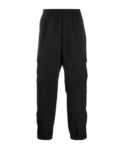 Barena Venezia Cargo-pocket Tapered Trousers In Black