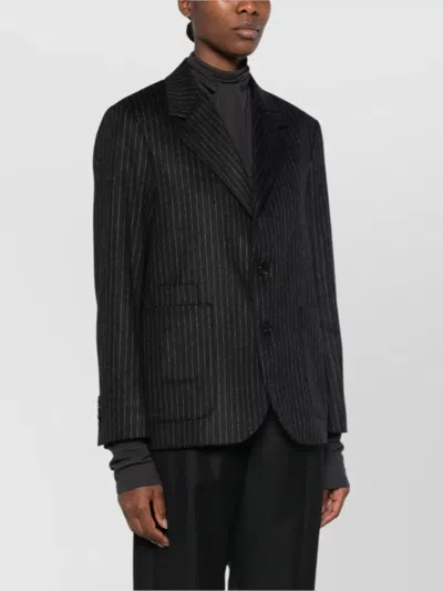 Barena Venezia Cashmere Wool Suit Jacket In Black