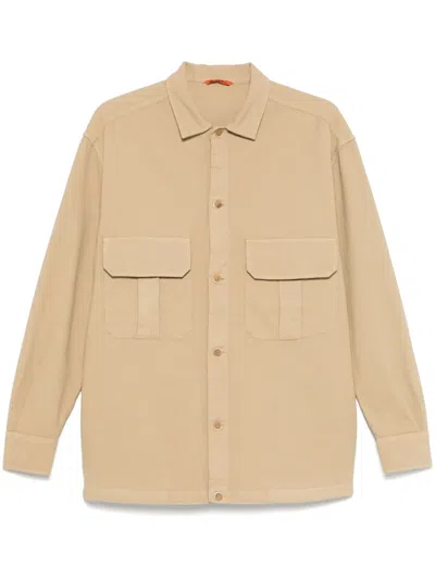 Barena Venezia Cassen Arela Shirt Jacket In Brown