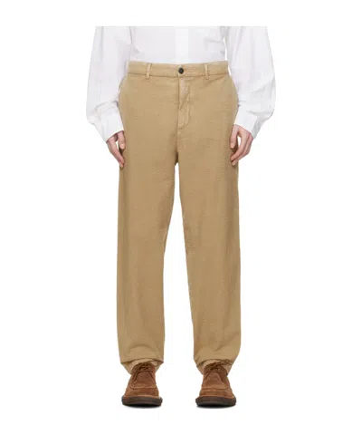 Barena Venezia Casual Pants With Belt Loops In Brown