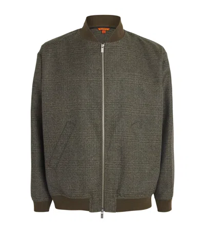 BARENA VENEZIA CHECK BOMBER JACKET