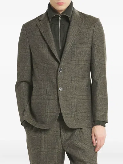 BARENA VENEZIA CHECKED SINGLE-BREASTED BLAZER