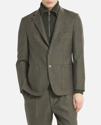 BARENA VENEZIA CHECKED SINGLE-BREASTED BLAZER