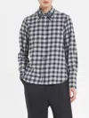 Barena Venezia Checkered Long-sleeved Shirt In Black