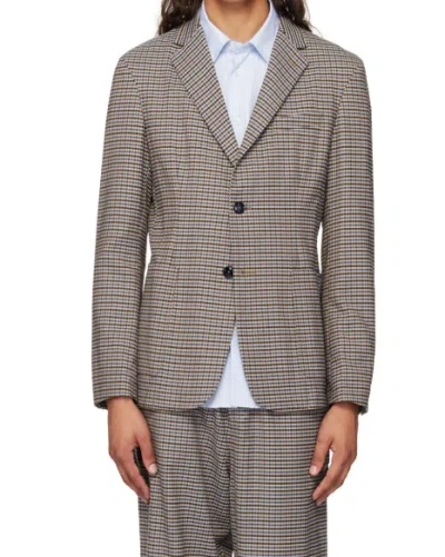 BARENA VENEZIA CHECKERED SUIT JACKET