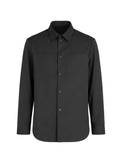Barena Venezia Chest-pocket Shirt Jacket In Black