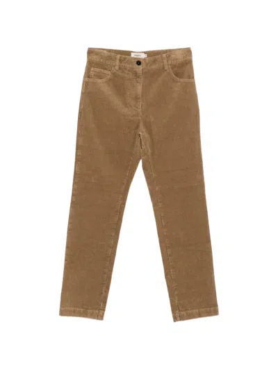 Barena Venezia Cinque Cinquecento Corduroy-texture Trousers In Brown