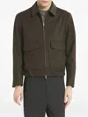 Barena Venezia Collared Zip-fastening Jacket In Green