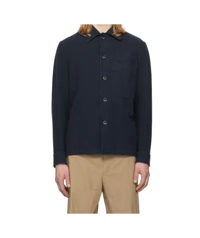 Barena Venezia Collarless Jacket In Black