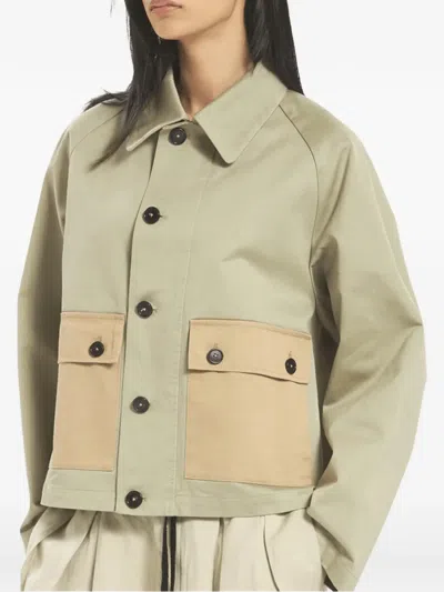 Barena Venezia Contrast-pocket Raglan-sleeve Jacket In Multi